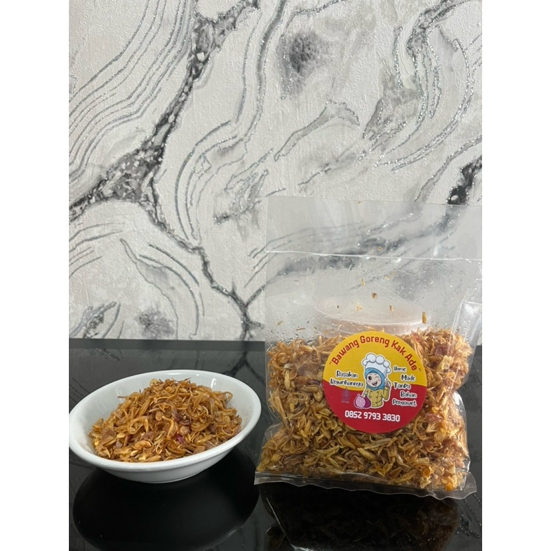 

BAWANG GORENG KAK ADE, KEMASAN PLASTIK BENING 100gr