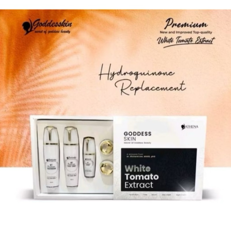 Goddesskin - Paket White Tomato Premium Series by Dr Richard Lee (100% ORIGINAL) |Goddesskin WTP Ski