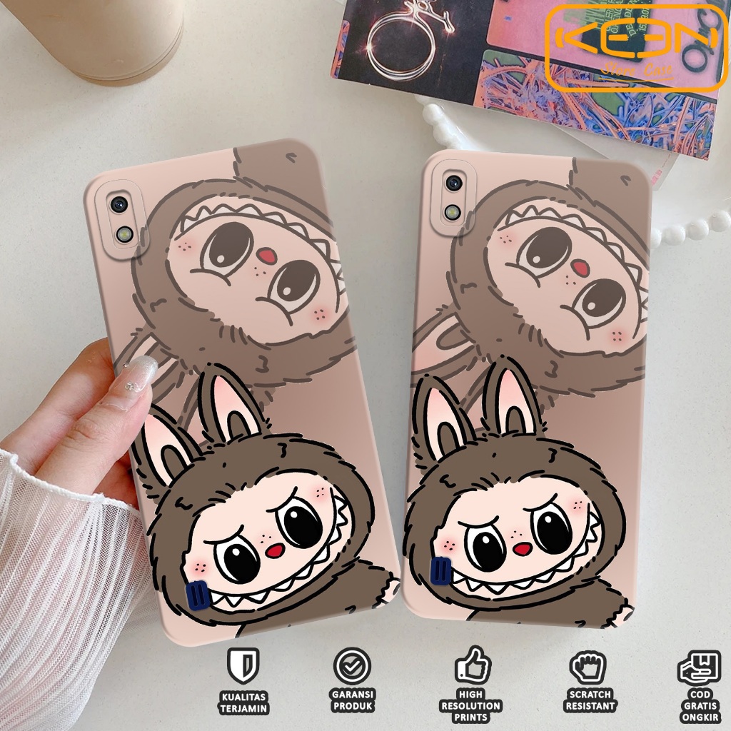 Case Samsung A10 - Casing Hp Samsung A10 Motif Labubu - Softcase Samsung A10 - Softcase Hp Samsung A