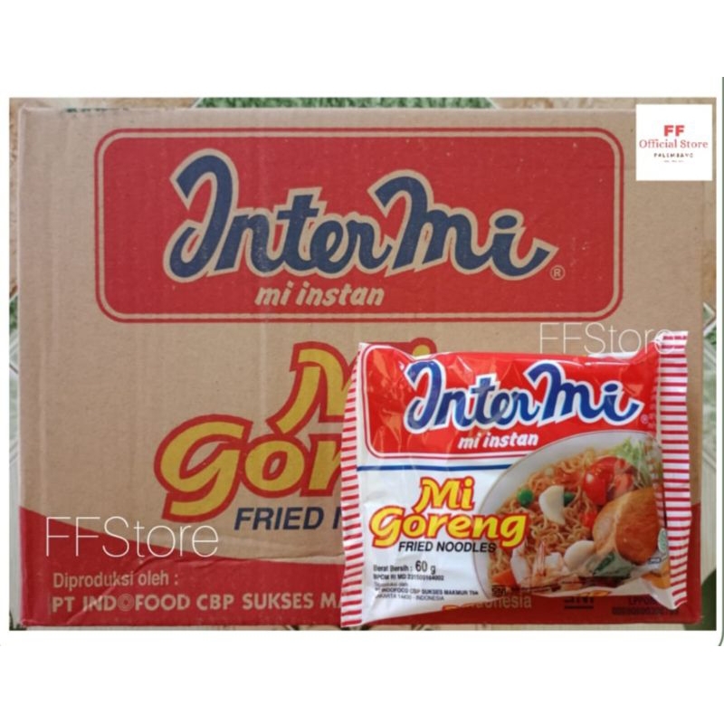 

INTERMI Mie Instant Goreng 1 Dus isi 40 Bks