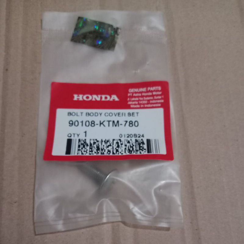 AHM 90108-KTM-780 Baut dek cover Body supraX125, Blade, Tiger