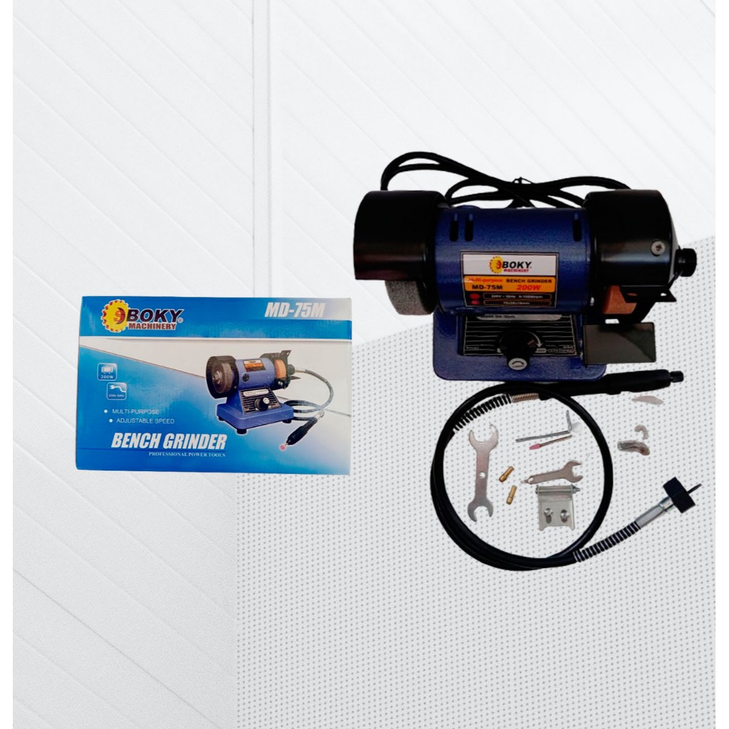 Mesin Gerinda Duduk/Bench Grinder BOKY MD-75MH