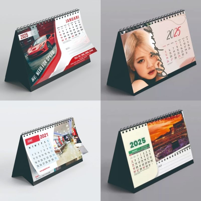 

( BISA REQUEST DESAIN ) Kalender Duduk, Kalender Meja, Kalender 2025, Kalender Meja Custom, Kalender Partai, Kalender Perusahaan