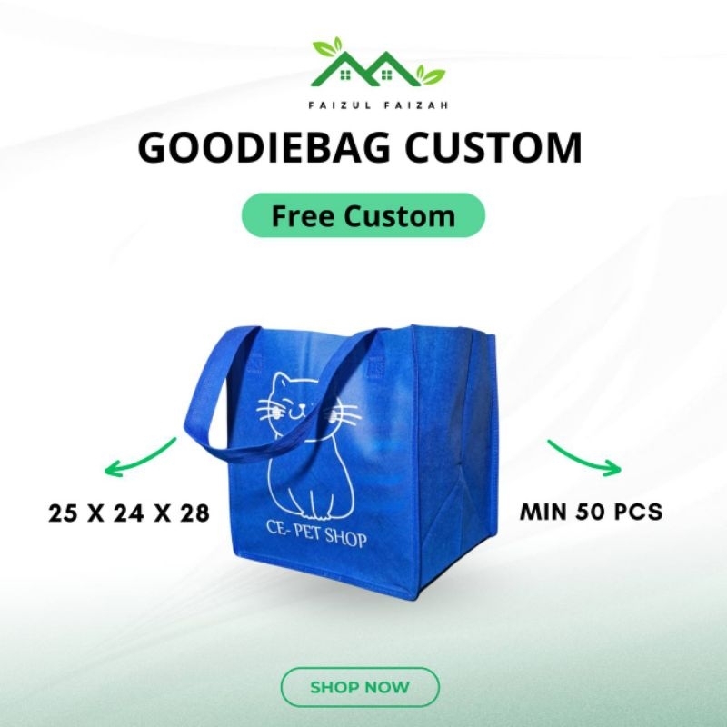 

TAS GOODIEBAG 25x24x28 CUSTOM