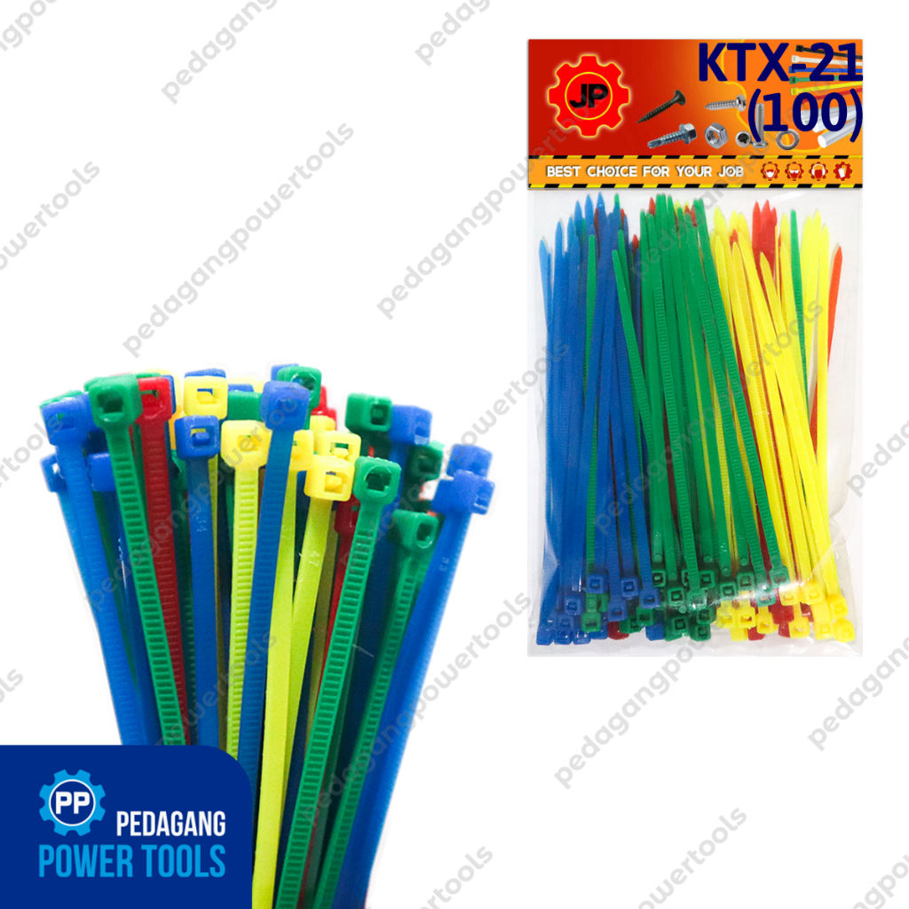 

KABEL TIES 2.5 x 100 MM WARNA MERAH KUNING HIJAU BIRU - 100 PCS KTX-21