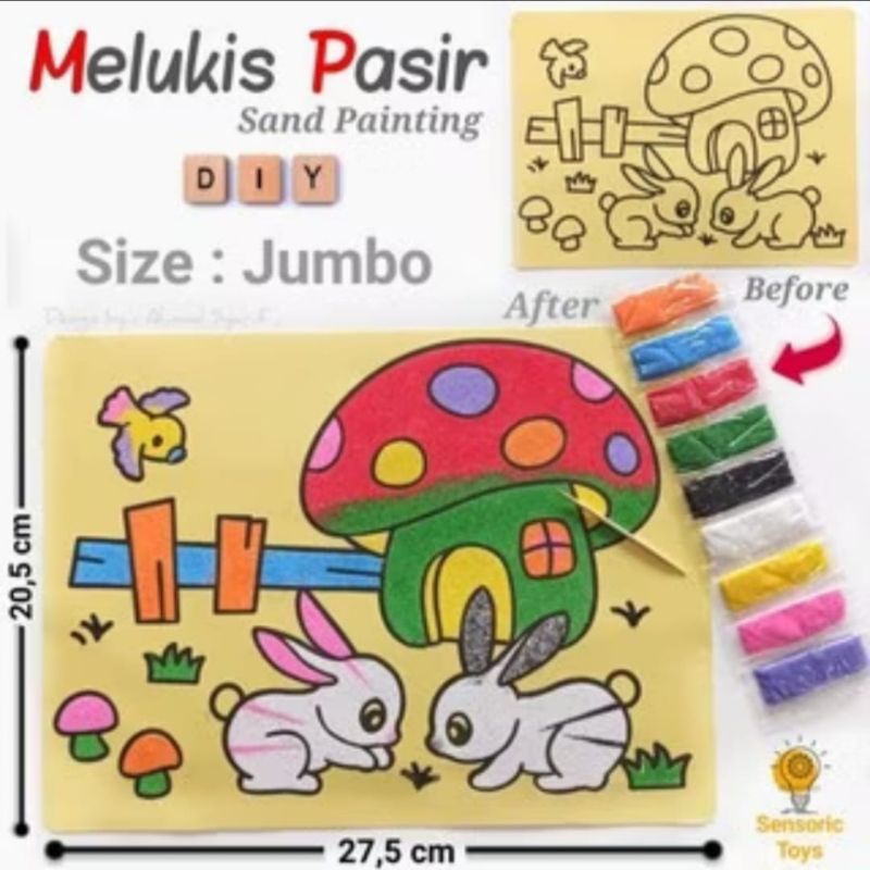 Mainan Anak Edukasi Melukis Mewarnai Pasir | Melukis Pasir | Mewarnai Pasir | Mainan Edukasi dan Edu