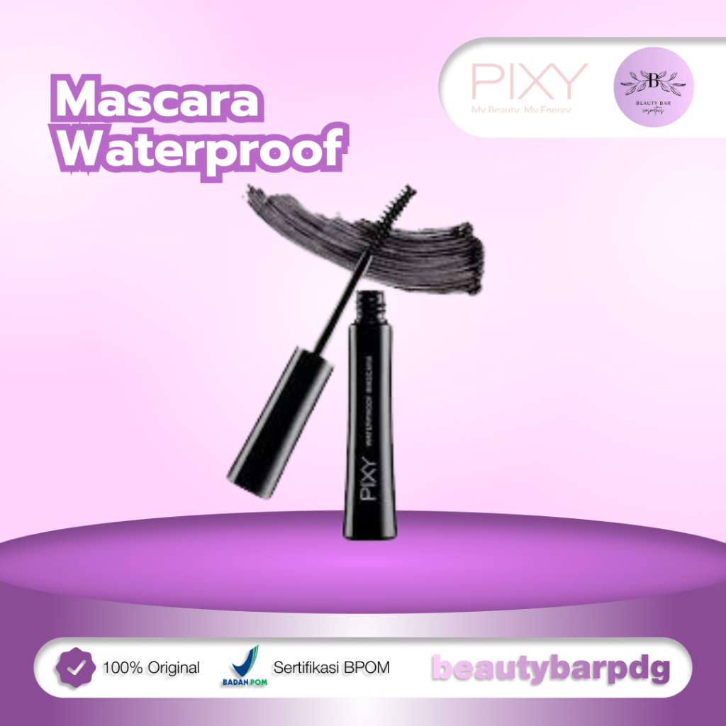 Pixy Waterproof Mascara Black 7 ml | Mascara | Tahan Air