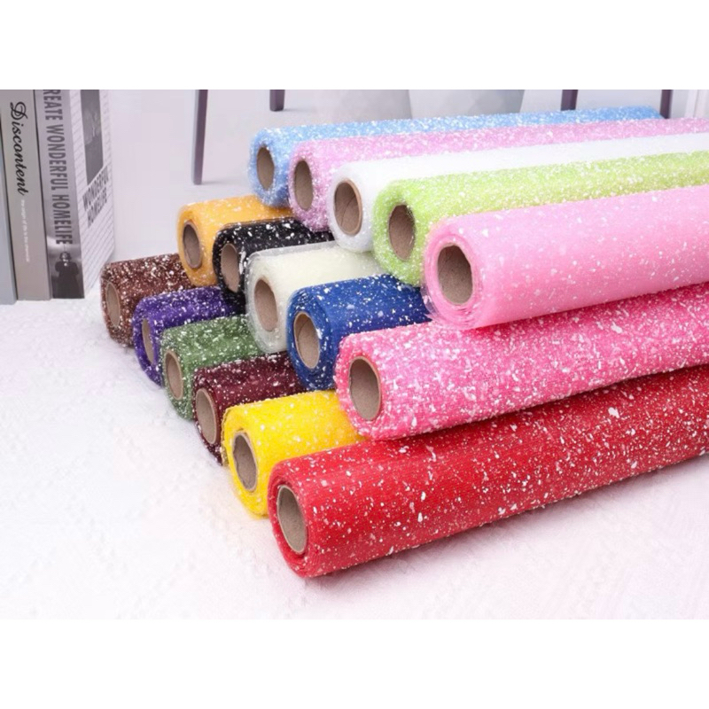 

Kain Tile Salju Hitam / Snow Tile untuk Wrapping Buket per lembar ukuran 50 x 50 cm