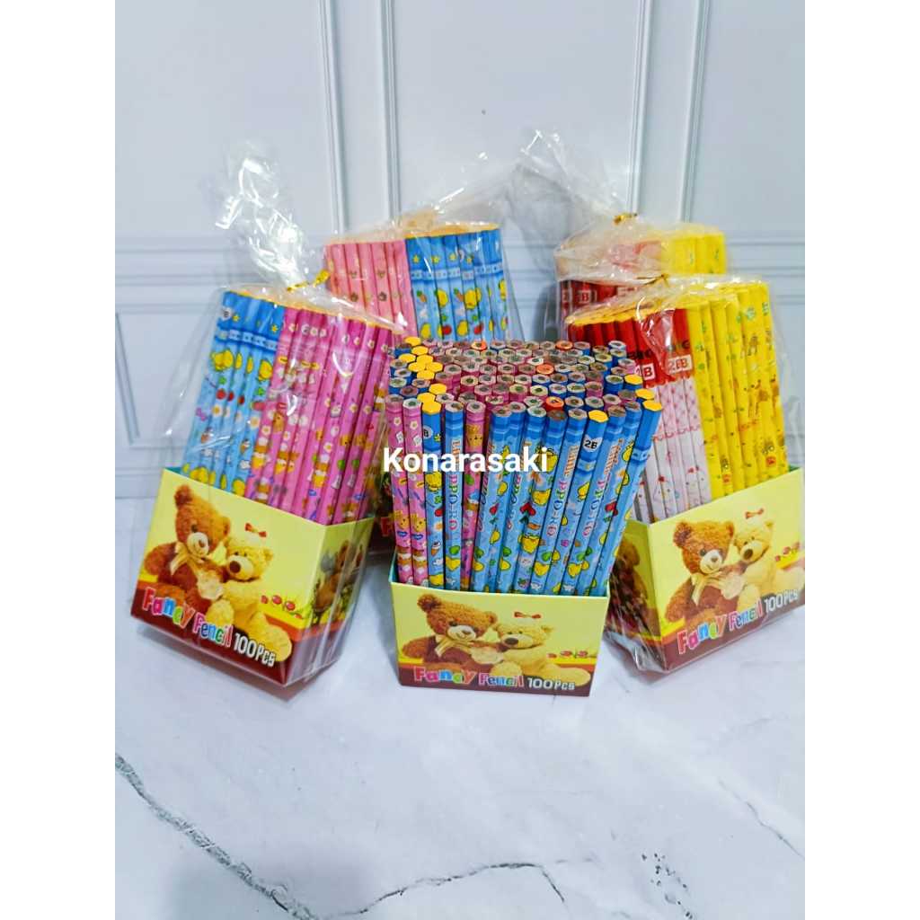 

ATH Pensil 2B Karakter Fancy isi 50 pcs dan 100 pcs