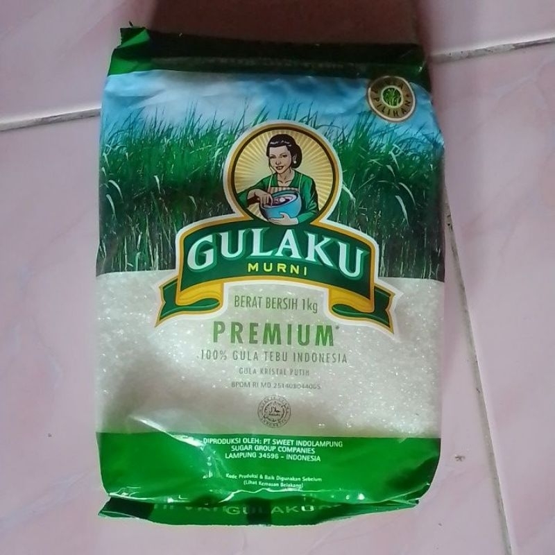 

gulaku gula pasir 1kg (dikirim random hijau atau kuning)