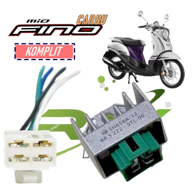 kiprok regulator  fino karbu Plus soket kiprok regulator yamaha mio