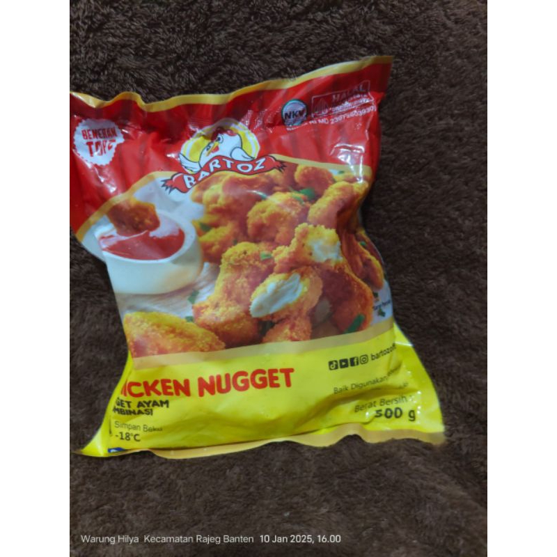 

Chicken Nugget Bartoz 500gr