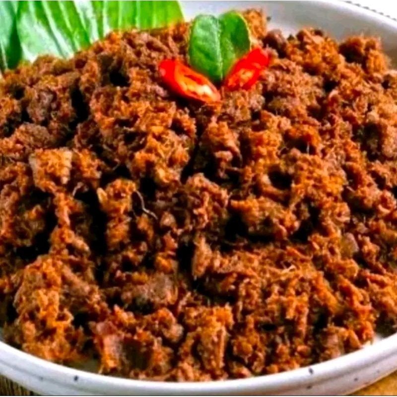 

rendang nangka campur kerang/pensi singkarak