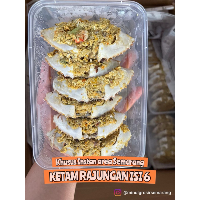 

(frozen food) ketam rajungan isi 6//KHUSUS INSTAN AREA SEMARANG
