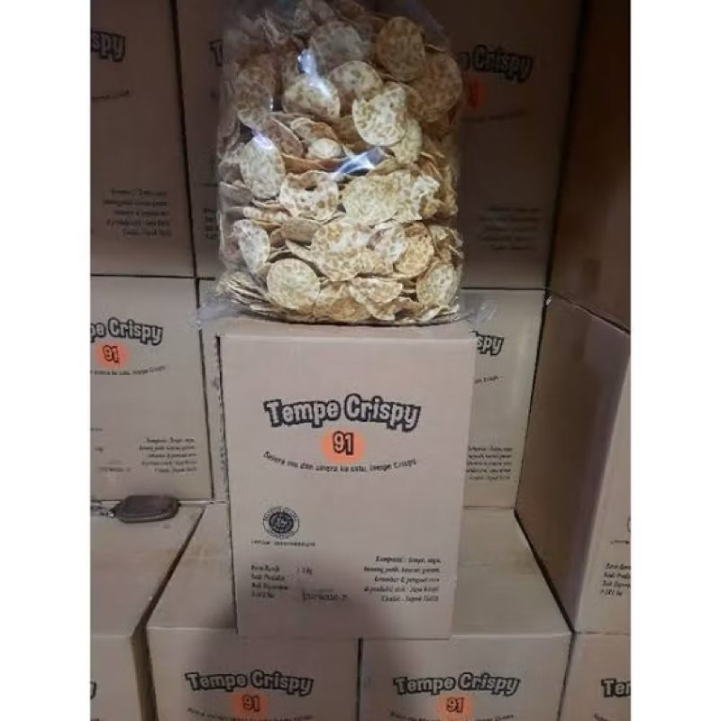 

1 DUS / BAL @2 KG KERIPIK TEMPE SAGU MINI CRISPY