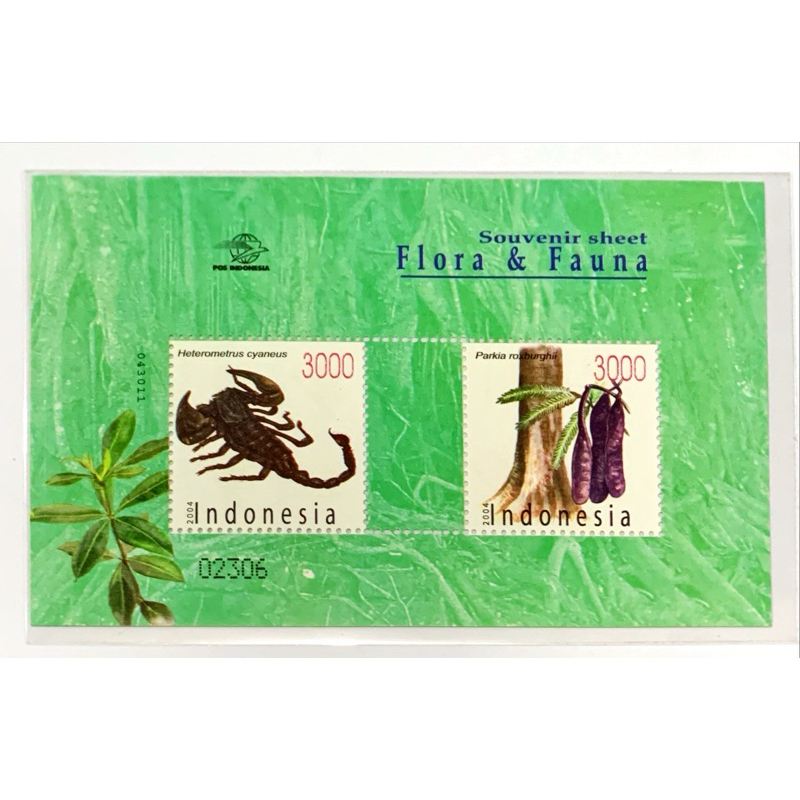

PRANGKO INDONESIA 2004 SS FLORA & FAUNA. MNH.