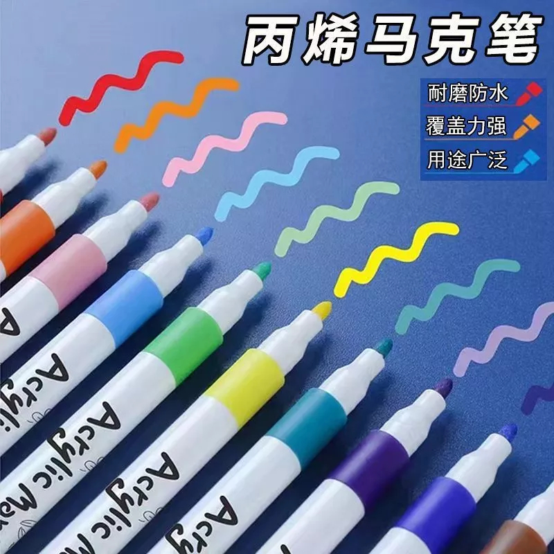 

【MURAH COD】36/48/60/80Colors Pen Akrilik Marker Warna Cepat Kering Tahan Air / Spidol Acrylic Painter / Menggambar Kreativita