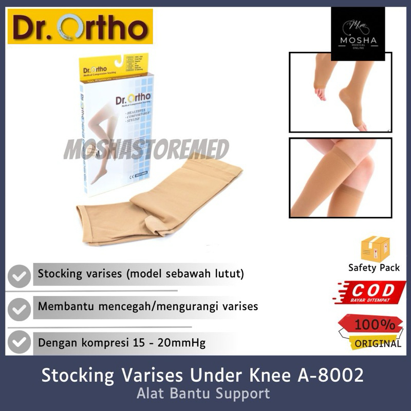 Dr Ortho-Stocking Varises/Stocking Kompresi Selutut A8002