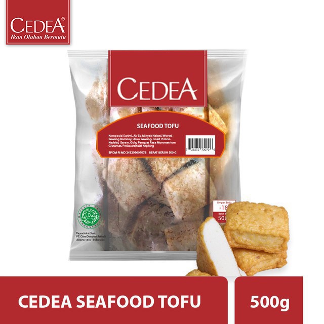 

CEDEA SEAFOOD TOFU / TAHU BASO 500GR