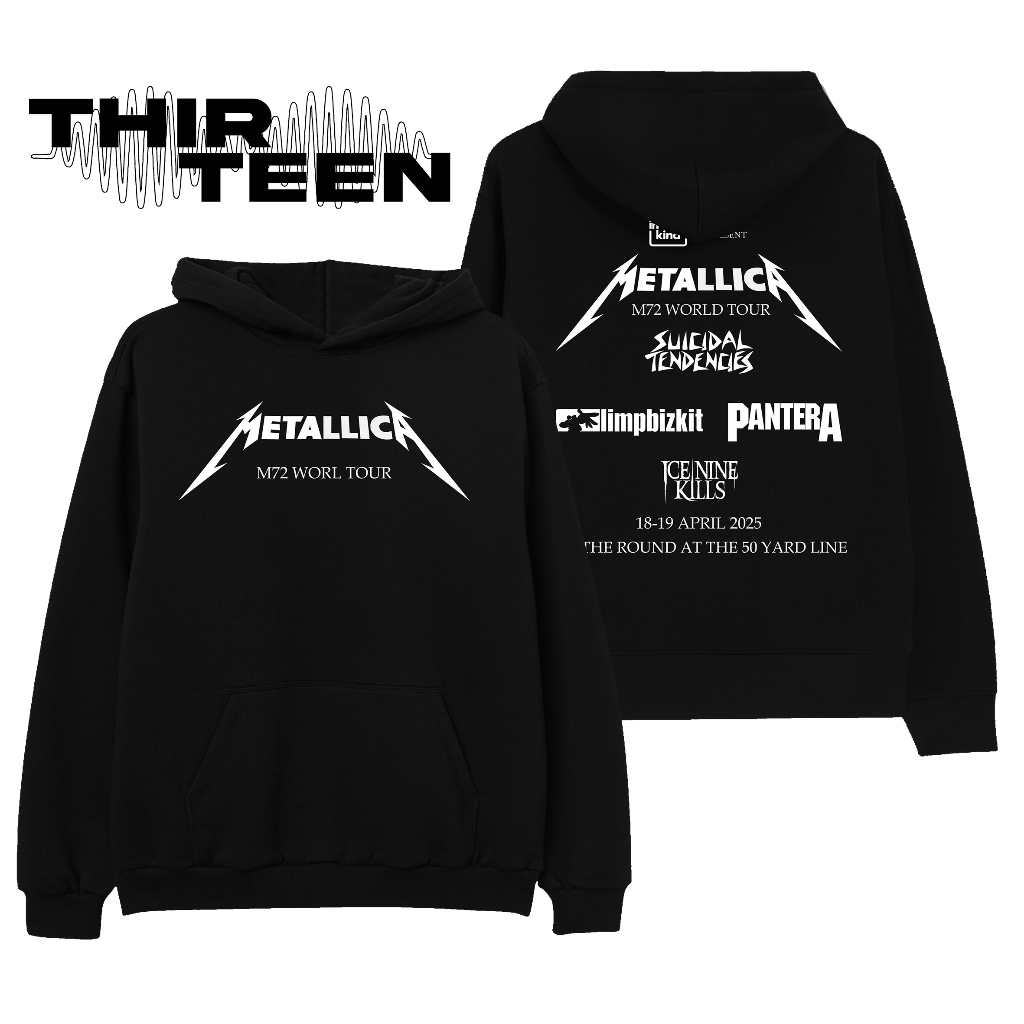 Metallica M72 World Tour - Hoodie Band Metallica M72 World Tour