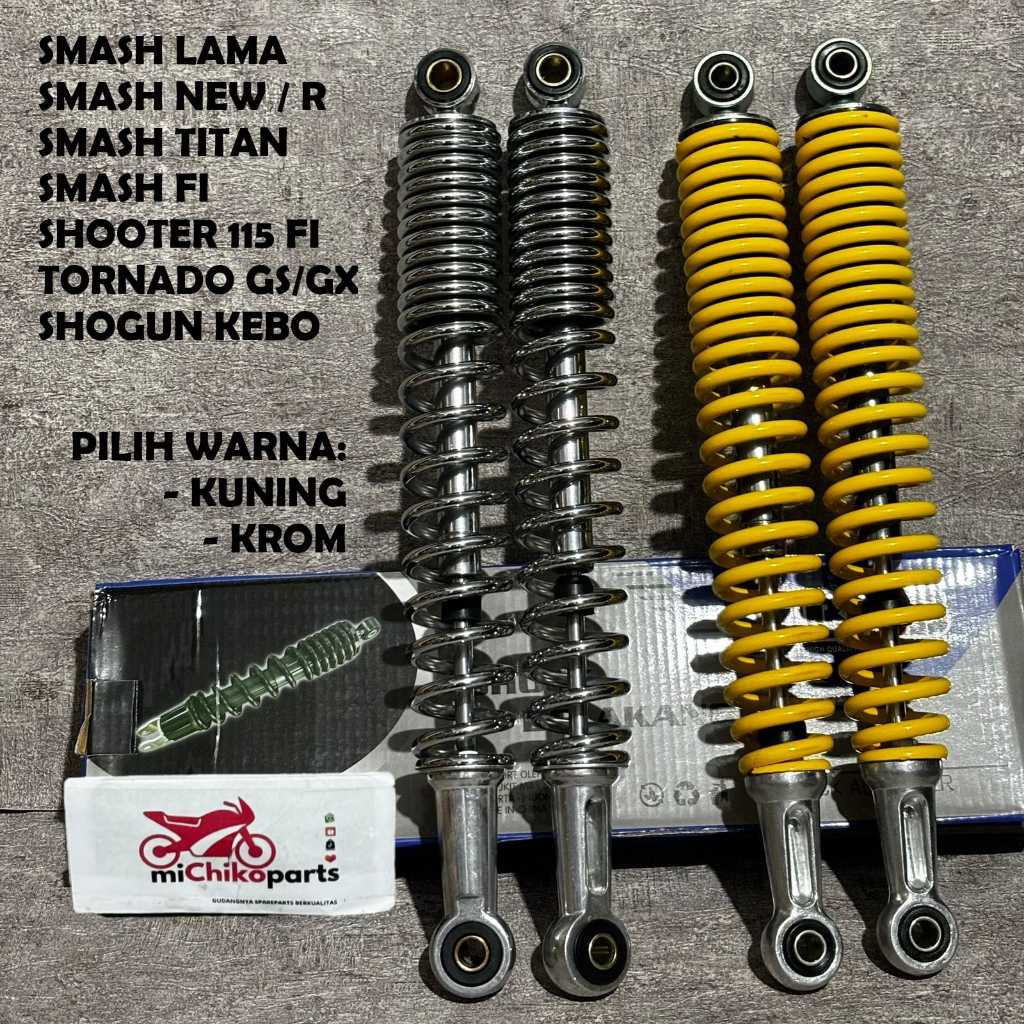 Shock Skok Belakang 365mm Smash 110 New Lama Titan CW R Fi Shooter 115 Tornado GS GX Shogun Lama Keb