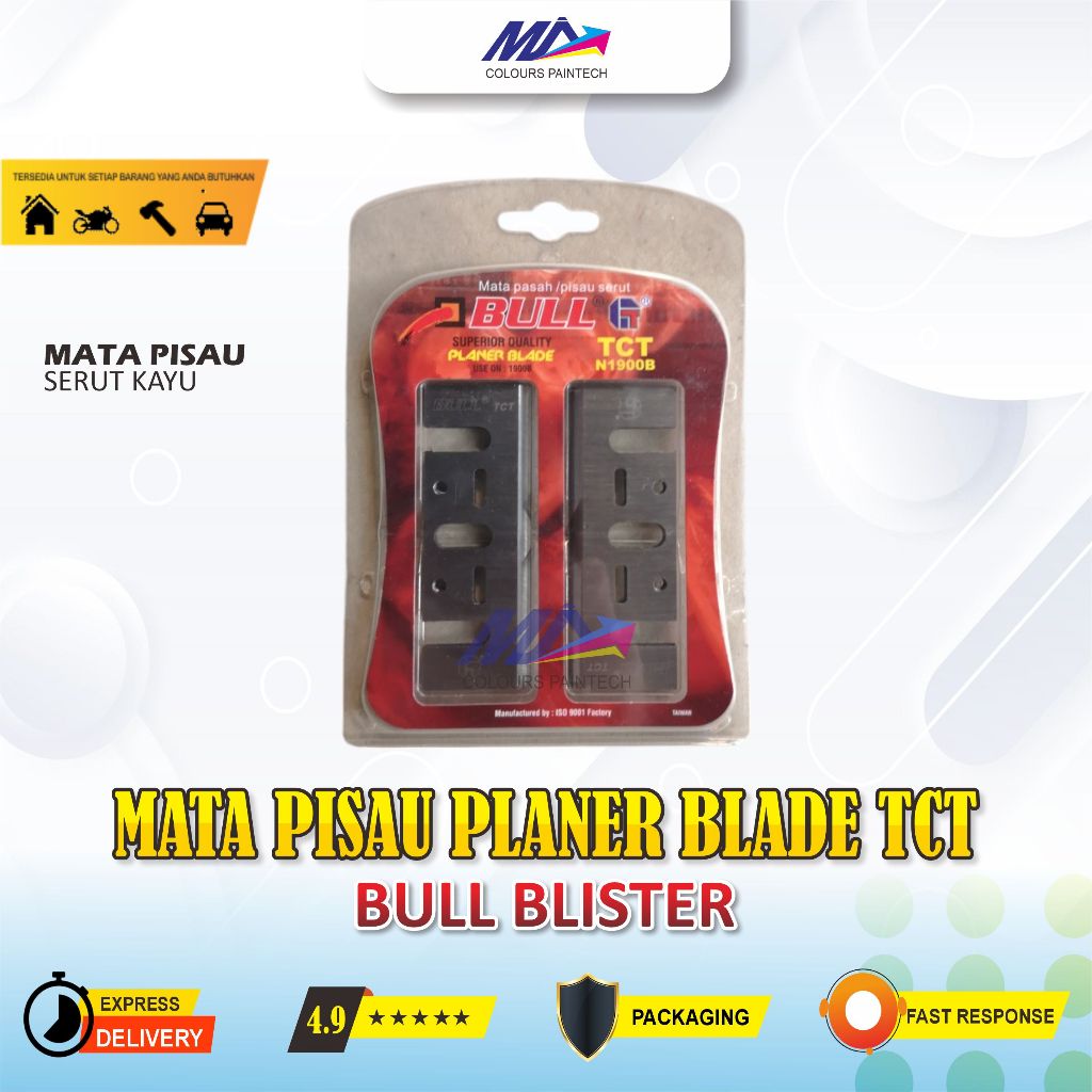 MATA PISAU PLANER  BLADE TCT BULL BLISTER MATA PISAU SERUT KAYU
