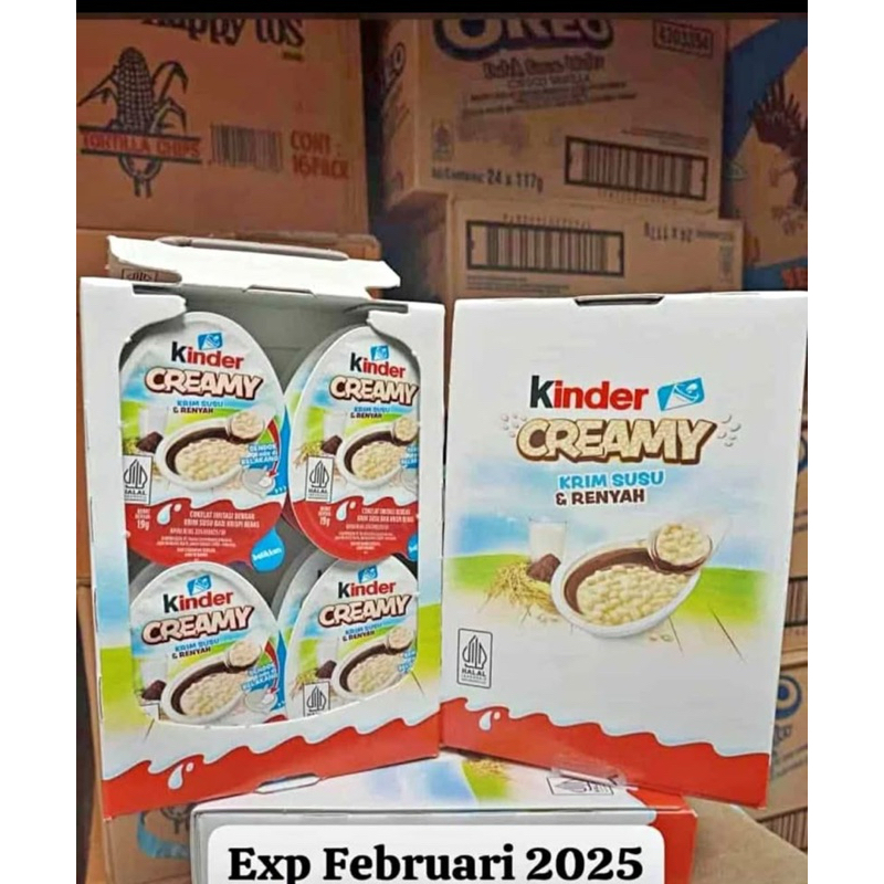 

KINDER CREAMY EXP 23 FEB 2025