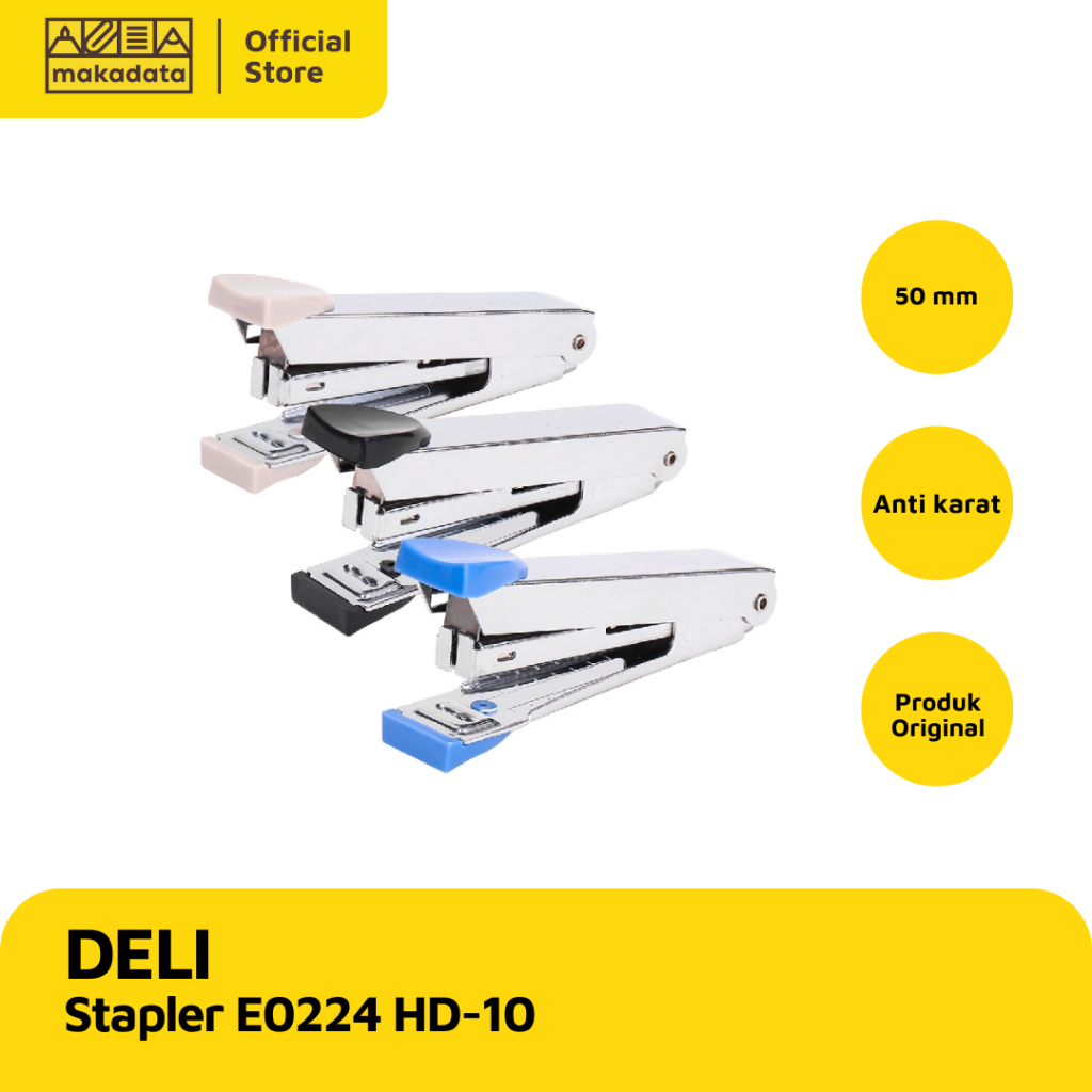 

JEPRETAN / STEPLER STAPLER E0224 HD-10 DELI (1 PCS) MURAH