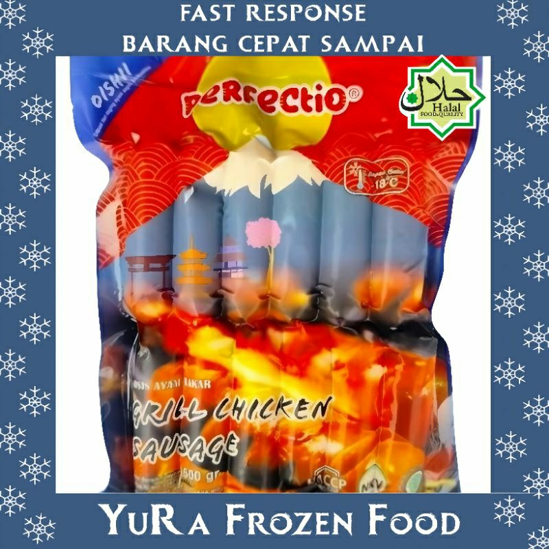 

PERFECTIO Sosis Ayam Mini 500 gr Isi 12