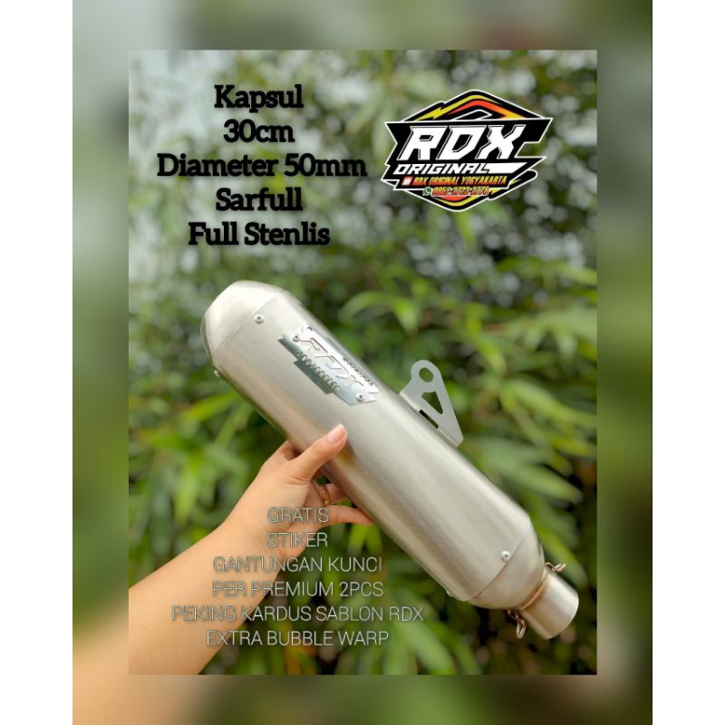 Slincer Knalpot Kapsul Original RDX Jogjakarta.