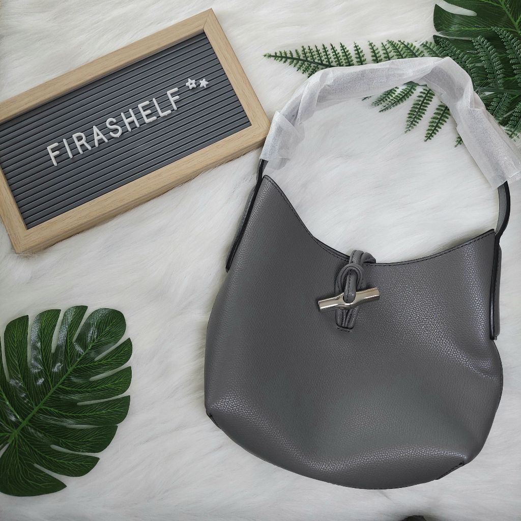 LC le roseau leather hobo bag