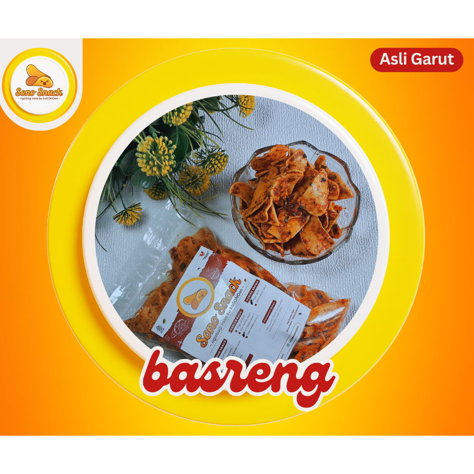 

Sono Snack - Basreng Garut Gurih Pedas (500 gram)