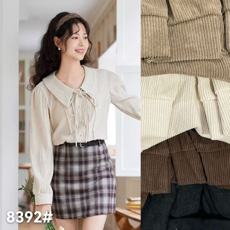 

atasan conduroy polos new arrival