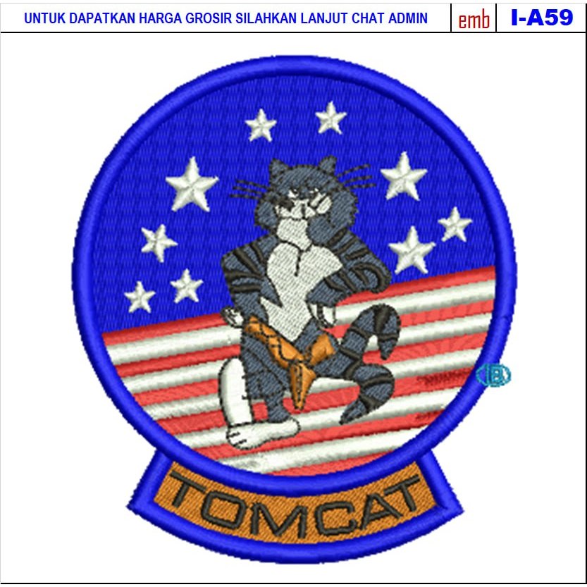 PATCH BORDRI LOGO I-A59 TOMCAT