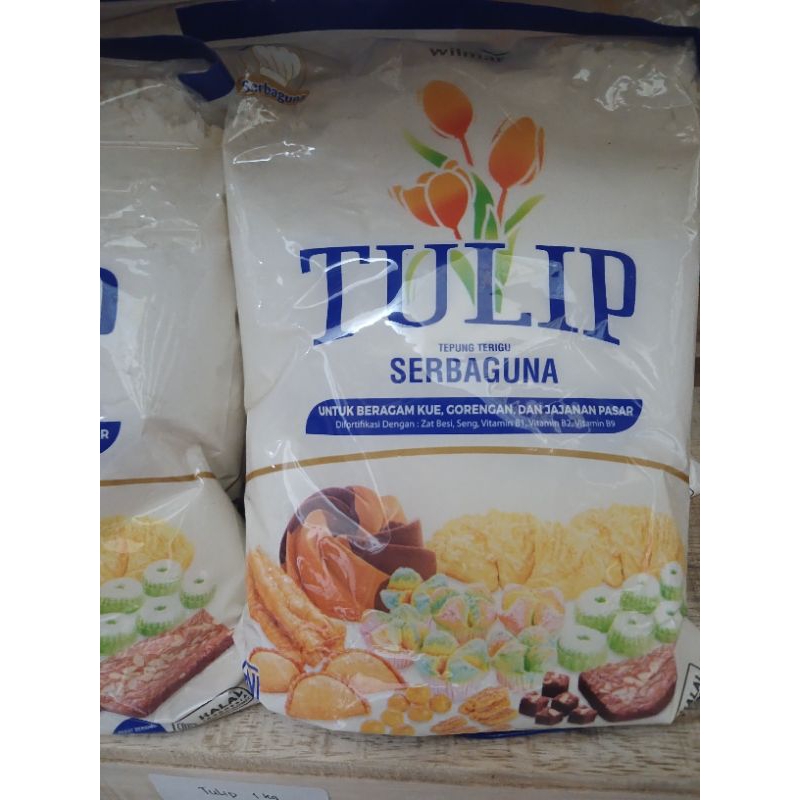 

WILMAR TEPUNG TERIGU PROTEIN RENDAH TULIP 1 KG 1000 GRAM