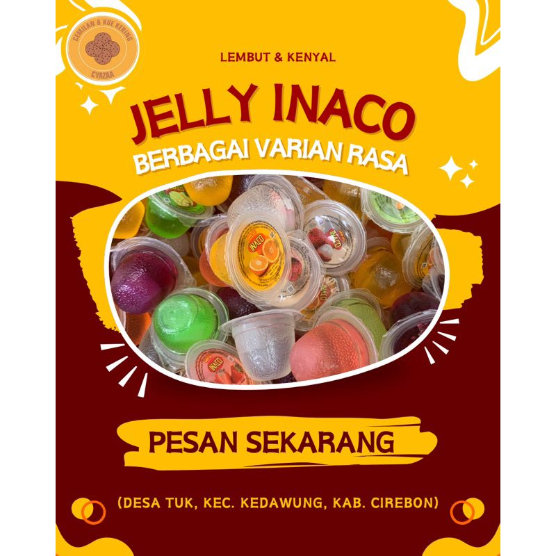 

Jelly Inaco/ 500gr/ 250gr/ Berbagai Varian Rasa