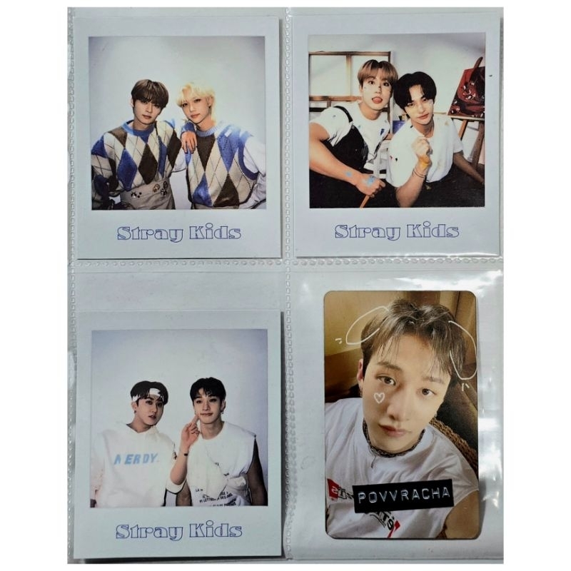 Seasons Greetings 2022 SKZ Stray Kids Polaroid Kpop Photocard PC Pola Leeknow Felix Han Jisung Hyunj