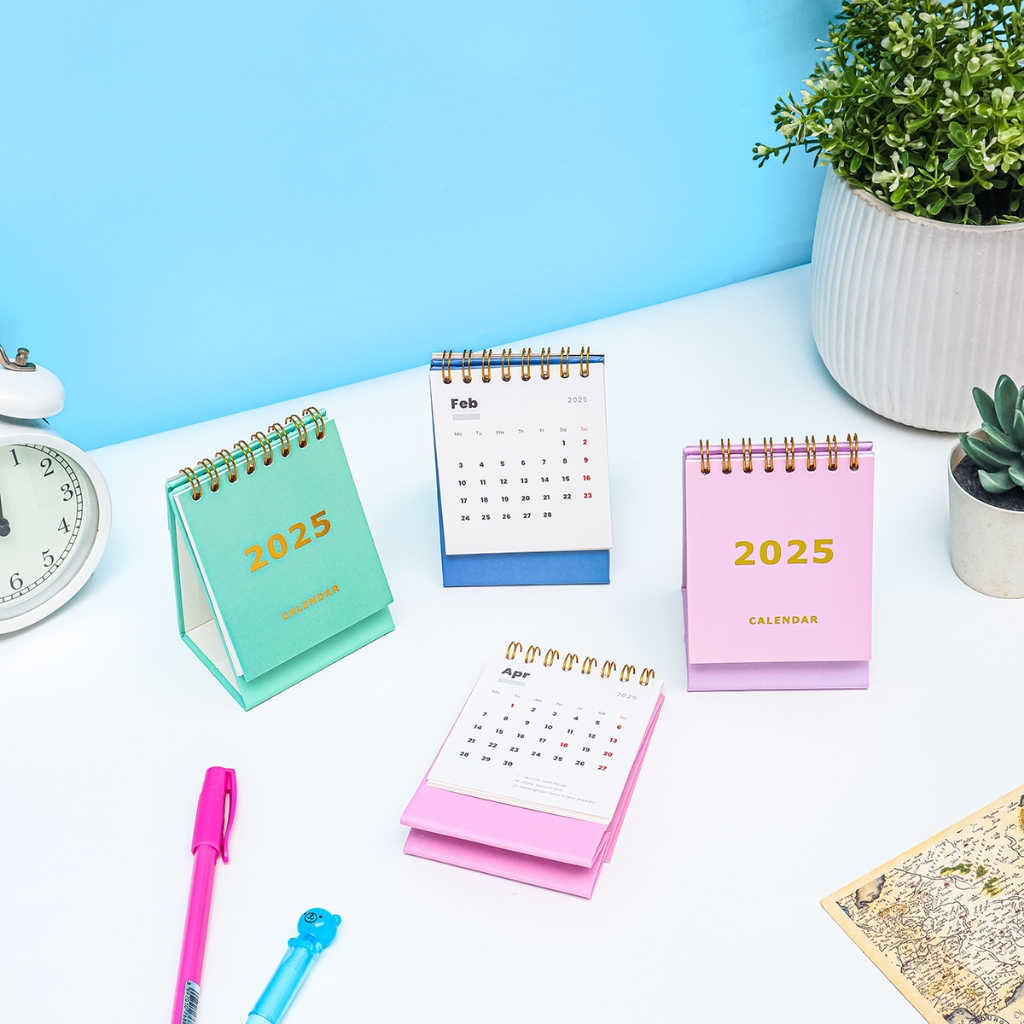 

bukuqu A7 Calendar Meja 2026 - Uk 7.5x9 cm - Kalender Meja Aesthetic - Kalendar Mini