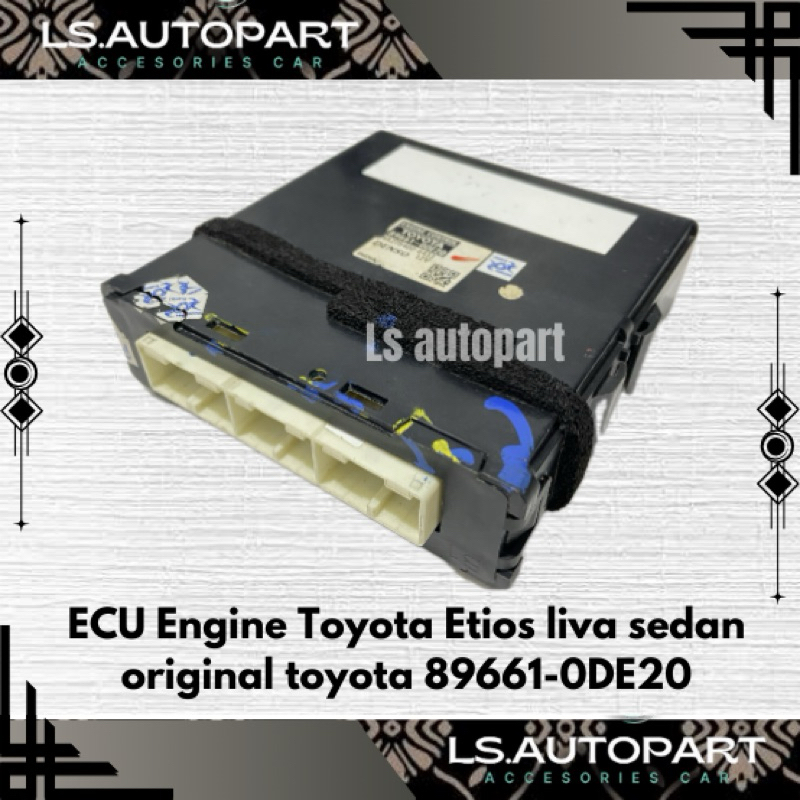 ECU Engine Toyota Etios liva sedan original toyota 89661-0DE20