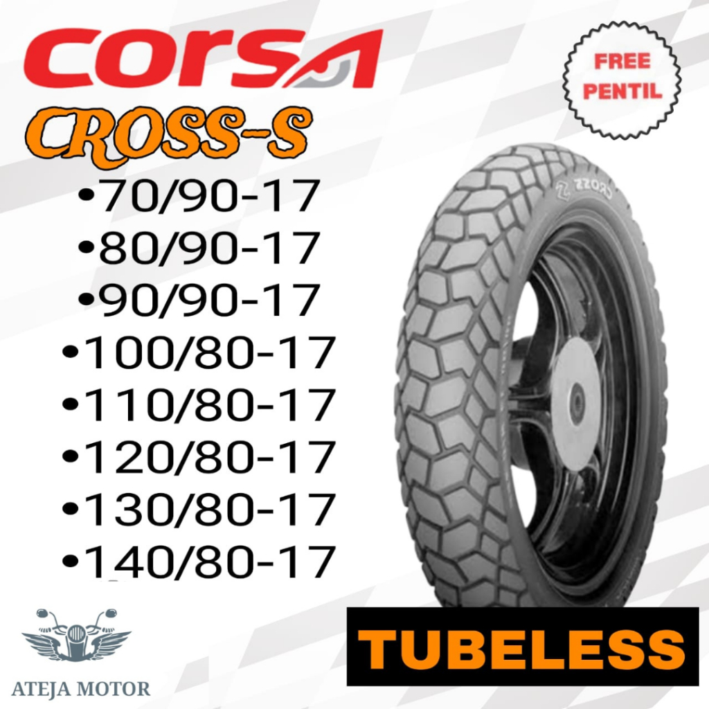 Ban Motor Ring 17 CORSA CROSS S 70/90-17 80/90-17 90/90-17 100/80-17 110/80-17 120/80-17 130/80-17 1