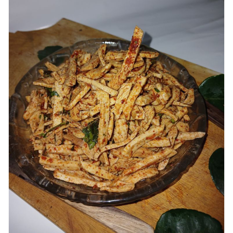 

Basreng daun jeruk | basreng pedas manis 175g | basreng stik