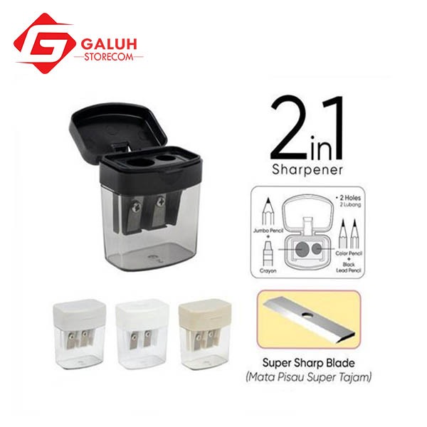 

Joyko Sharpener Pencil / Serutan / Rautan Pensil B-24 An