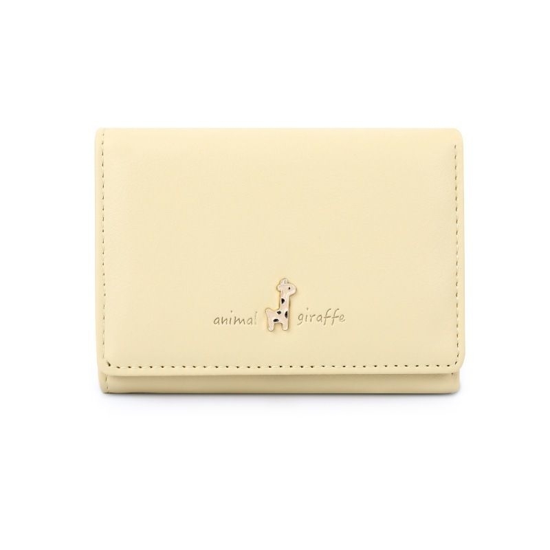 CUCI GUDANG DOMPET LIPAT GIRAFFE DOMPET MINI LUCU DOMPET KOIN KOREAN