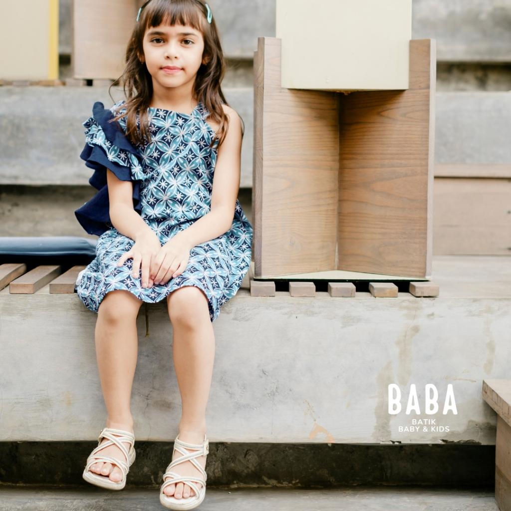 BABA BATIK Dress Rok Batik Anak Perempuan Usia 1 - 11 Tahun Kayana Dress
