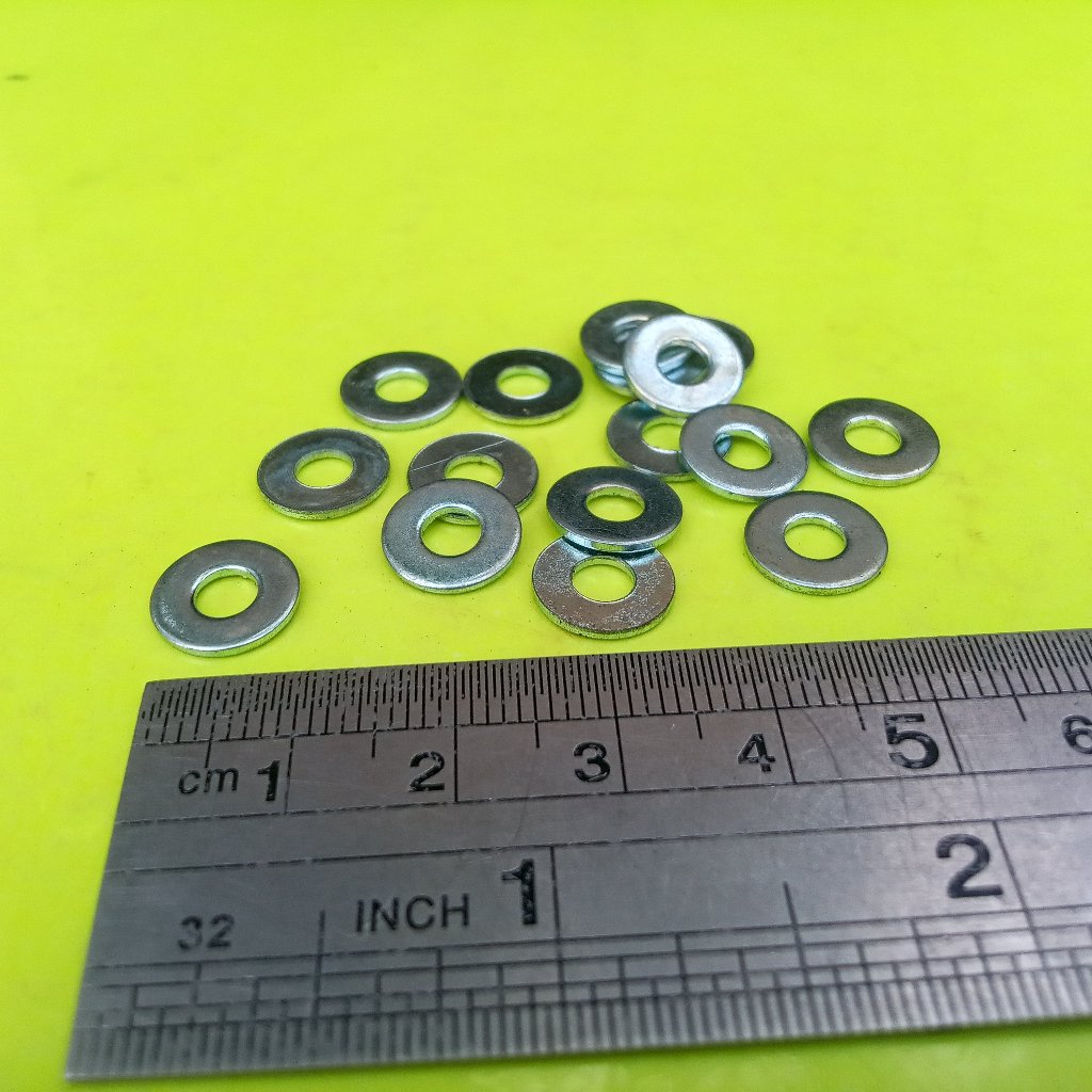 RING PLAT M3 STAINLESS STEEL / RING BAUT KUNCI 5.5 / RING PLAT STAINLESS M3 / RING PLAT SS M3 SS304 