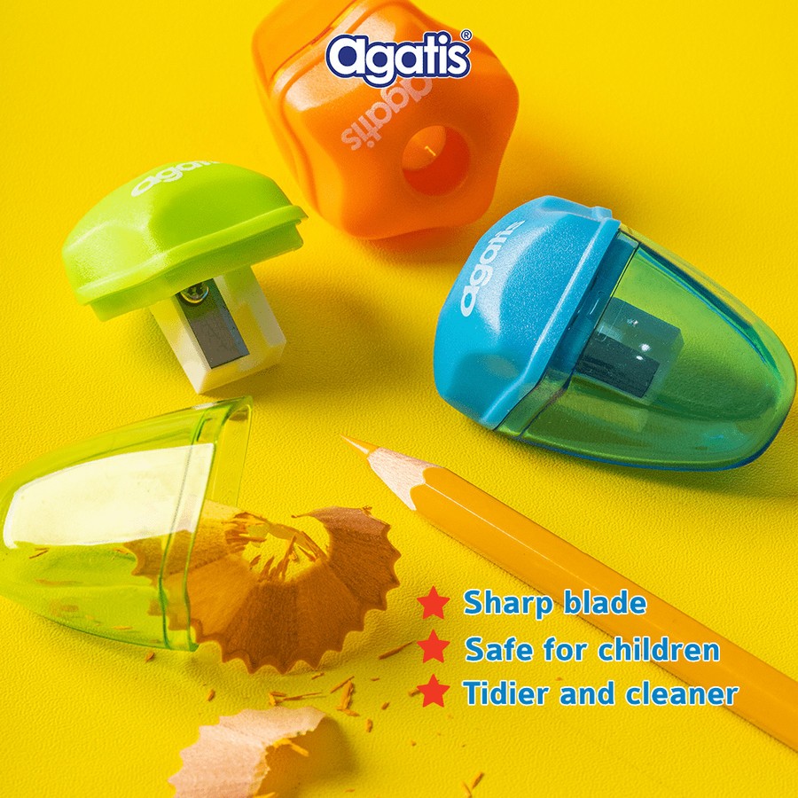 

TBMO AGATIS- Rautan Pensil Star Warna Warni / Agatis Sharpener Star Single Hole