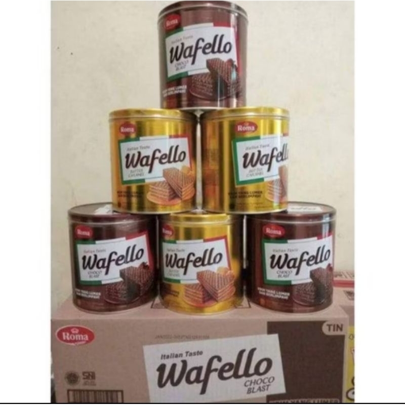 

Roma Wafello Wafer Kaleng 228gr