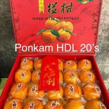 

Buah Jeruk Ponkam Mandarin Imlek HDL 1 dus isi 20