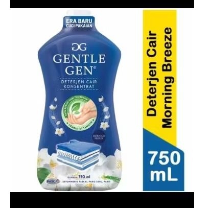 Gentle gen deterjen cair morning breeze 750ml
