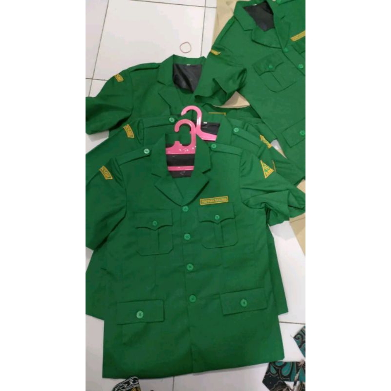 Jas Ansor Model soekarno Pdk Original Bahan Navara sudah termasuk bet nama